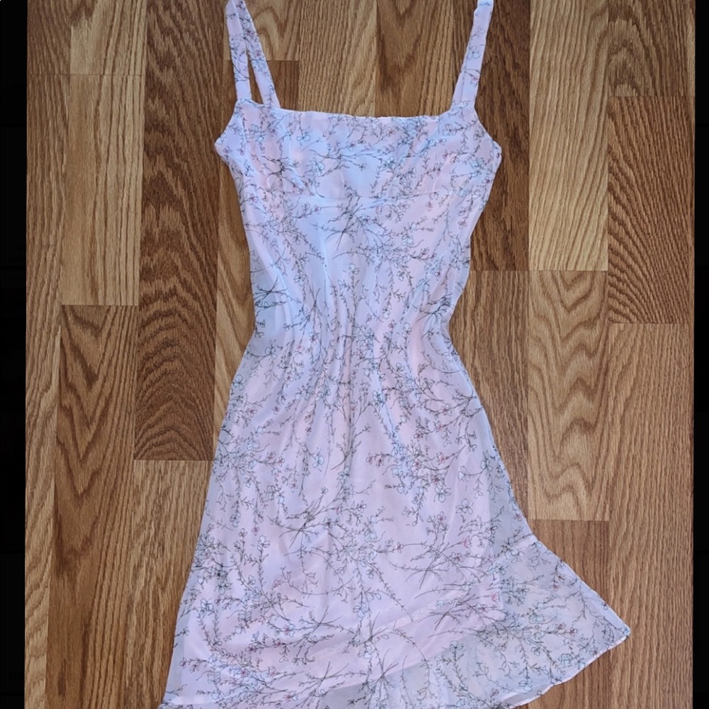 pink satin and silk spring midi dress💗